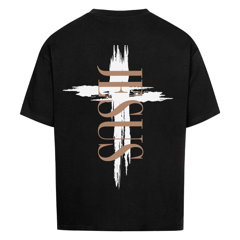 Jesus Kreuz Oversized Shirt - Make-Hope