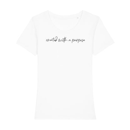 Created with a purpose Frauen Shirt - Make-Hope