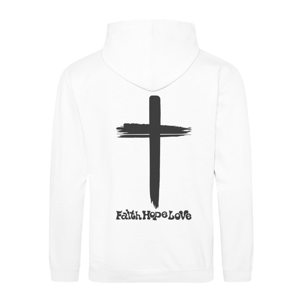 Faith Hope Love Kreuz Hoodie - Make-Hope