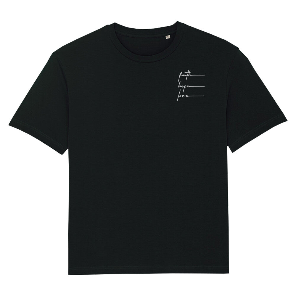 Faith Hope Love Oversize Shirt - Make-Hope