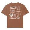 Faith over Fear Backprint Oversize Shirt - Make-Hope