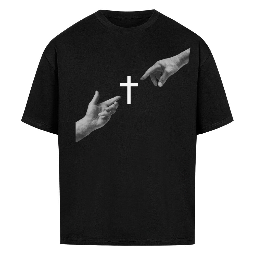 Hand zum Kreuz Oversized Shirt - Make-Hope
