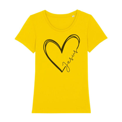 Jesus Herz Premium Frauen Shirt - Make-Hope