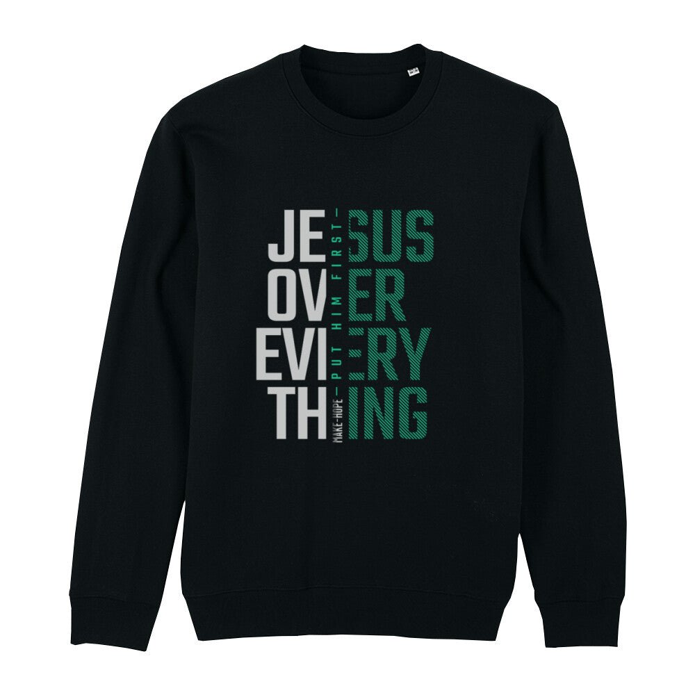 Jesus over Premium Sweatshirt - Make-Hope