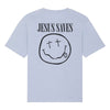 Jesus saves Smiley Backprint Oversize Shirt - Make-Hope