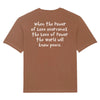 Know peace Oversize Shirt - Make-Hope
