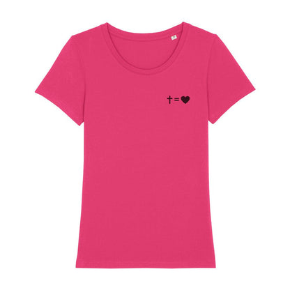 Kreuz Liebe Premium Frauen Shirt - Make-Hope