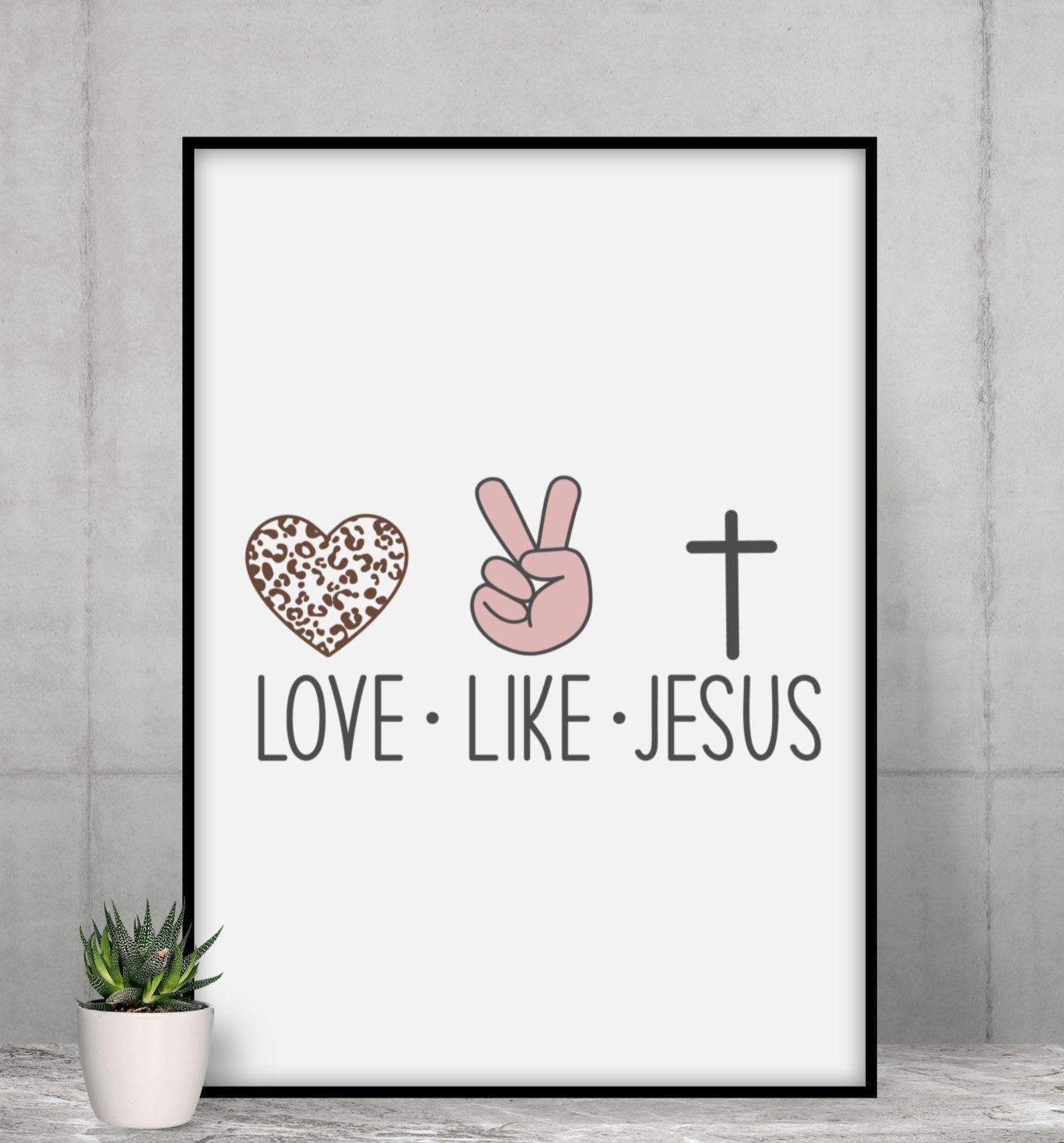 Love Like Jesus Poster - Make-Hope