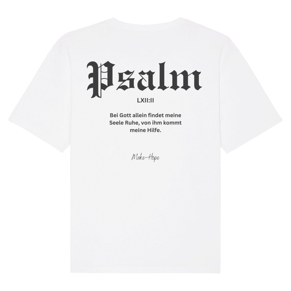 Psalm 62:2 Oversize Shirt - Make-Hope