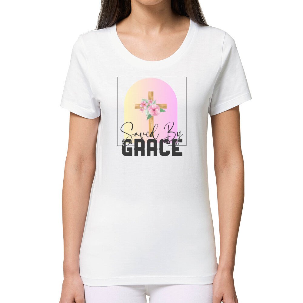 Saved by Grace Premium Frauen Shirt - Make-Hope