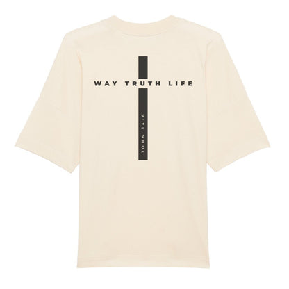 Way Truth Life Premium Oversize Shirt - Make-Hope