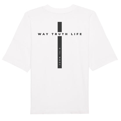 Way Truth Life Premium Oversize Shirt - Make-Hope
